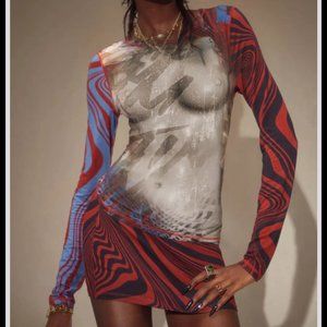 Jaded London Medusa Manic Matching Set Size Small